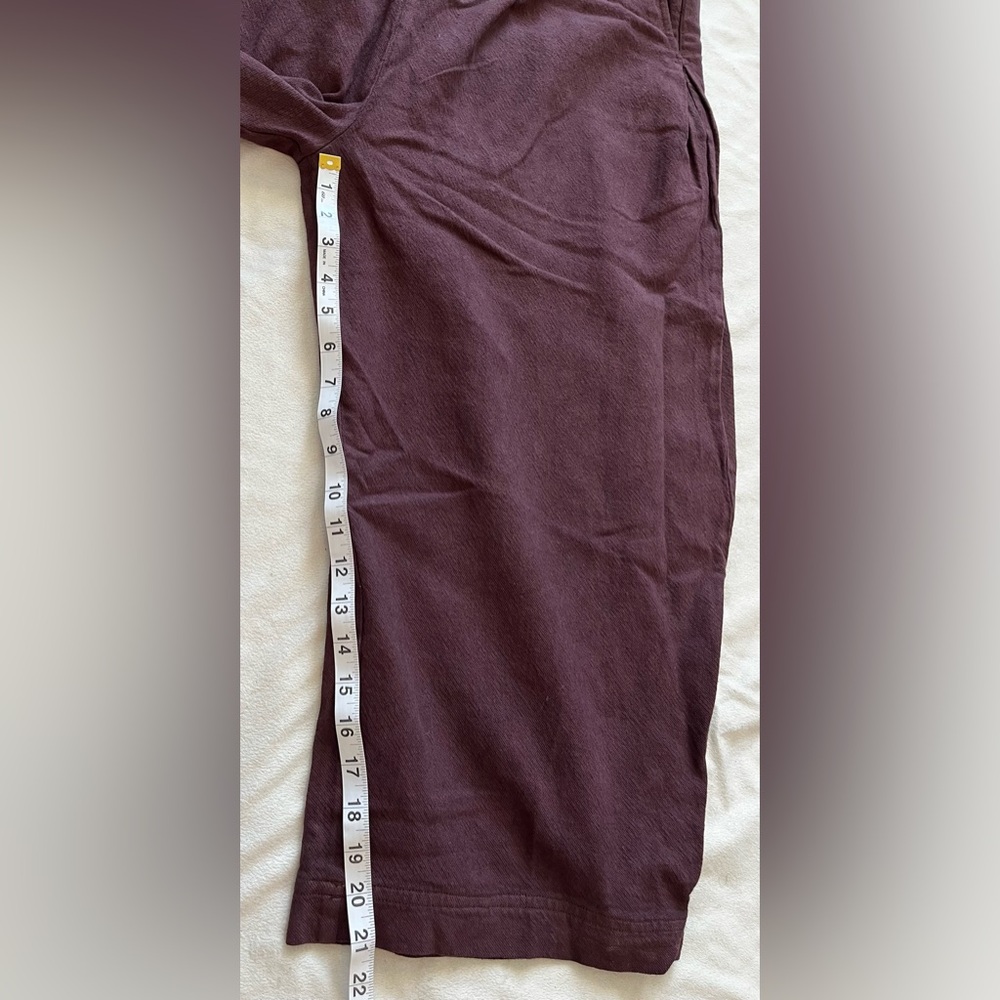 Free People Wide-Leg Pants in Deep Plum - Picture 12 of 14